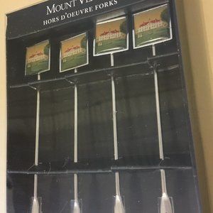 VTG Mt Vernon Commemorative Hors D'oeuvre Forks
